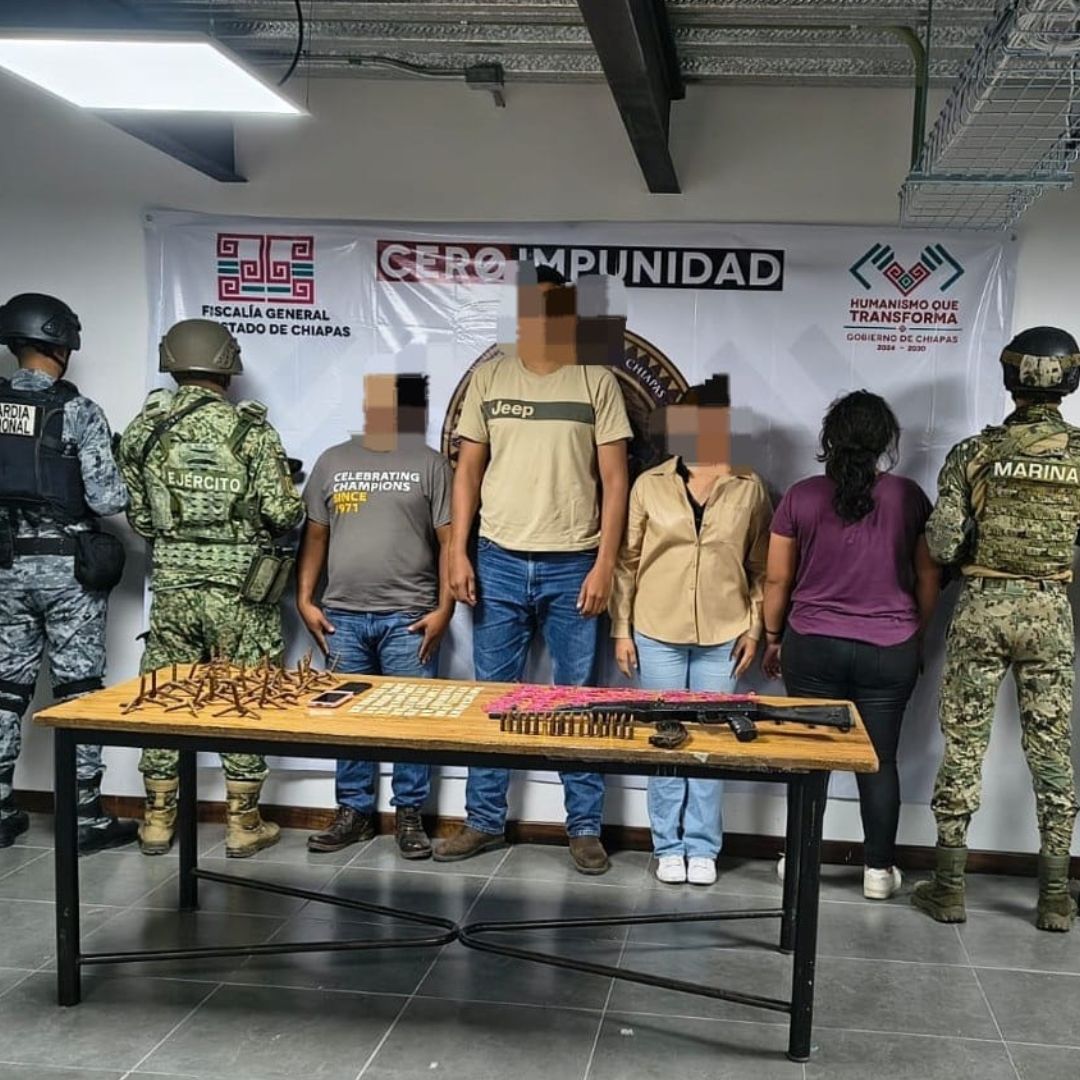 Marina Detiene a Rigoberto "N", Presunto Jefe del CDS en Chiapas